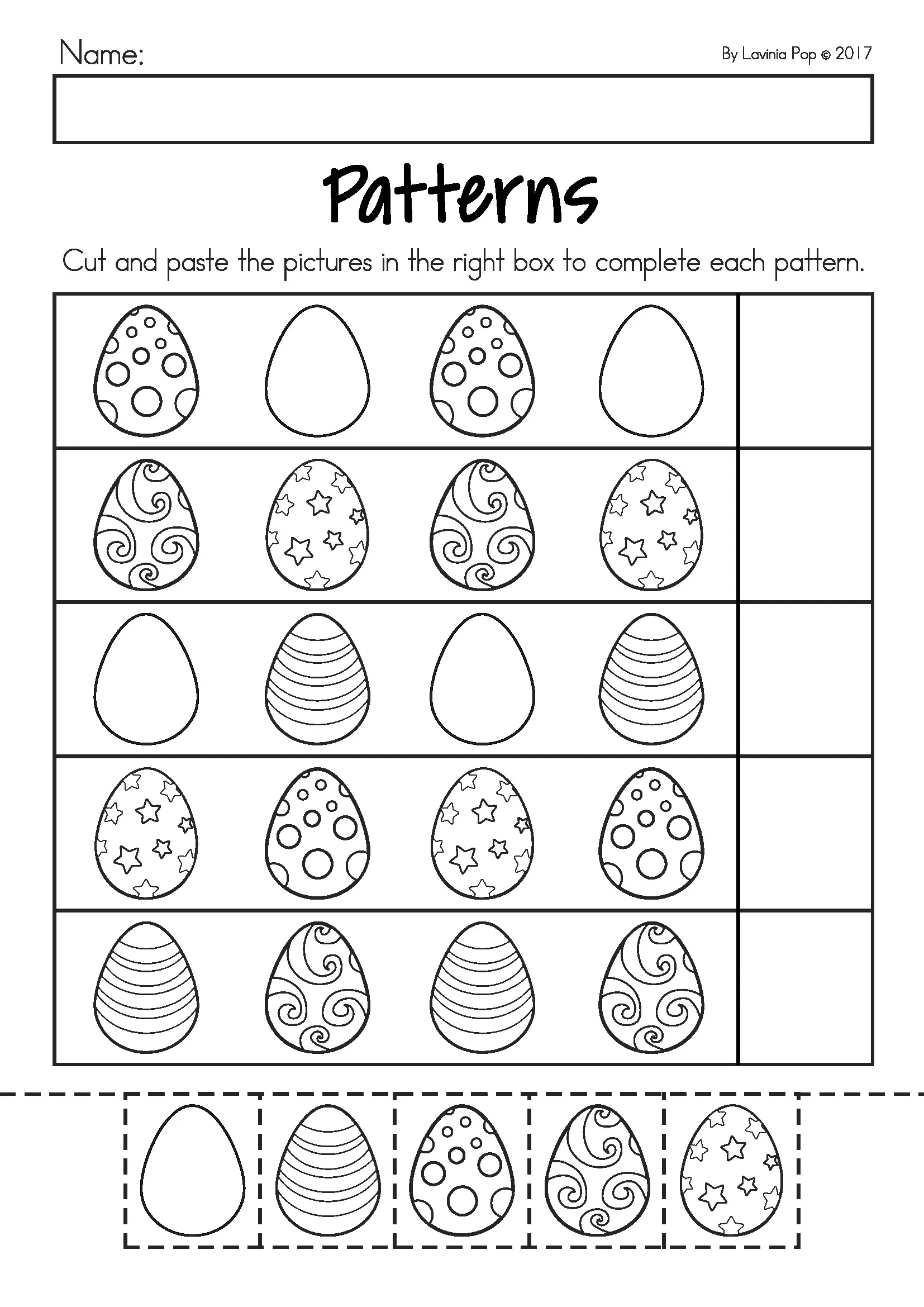 Easter Preschool Worksheets And Activities No Prep Easter Preschool Worksheets And Activities No Prep