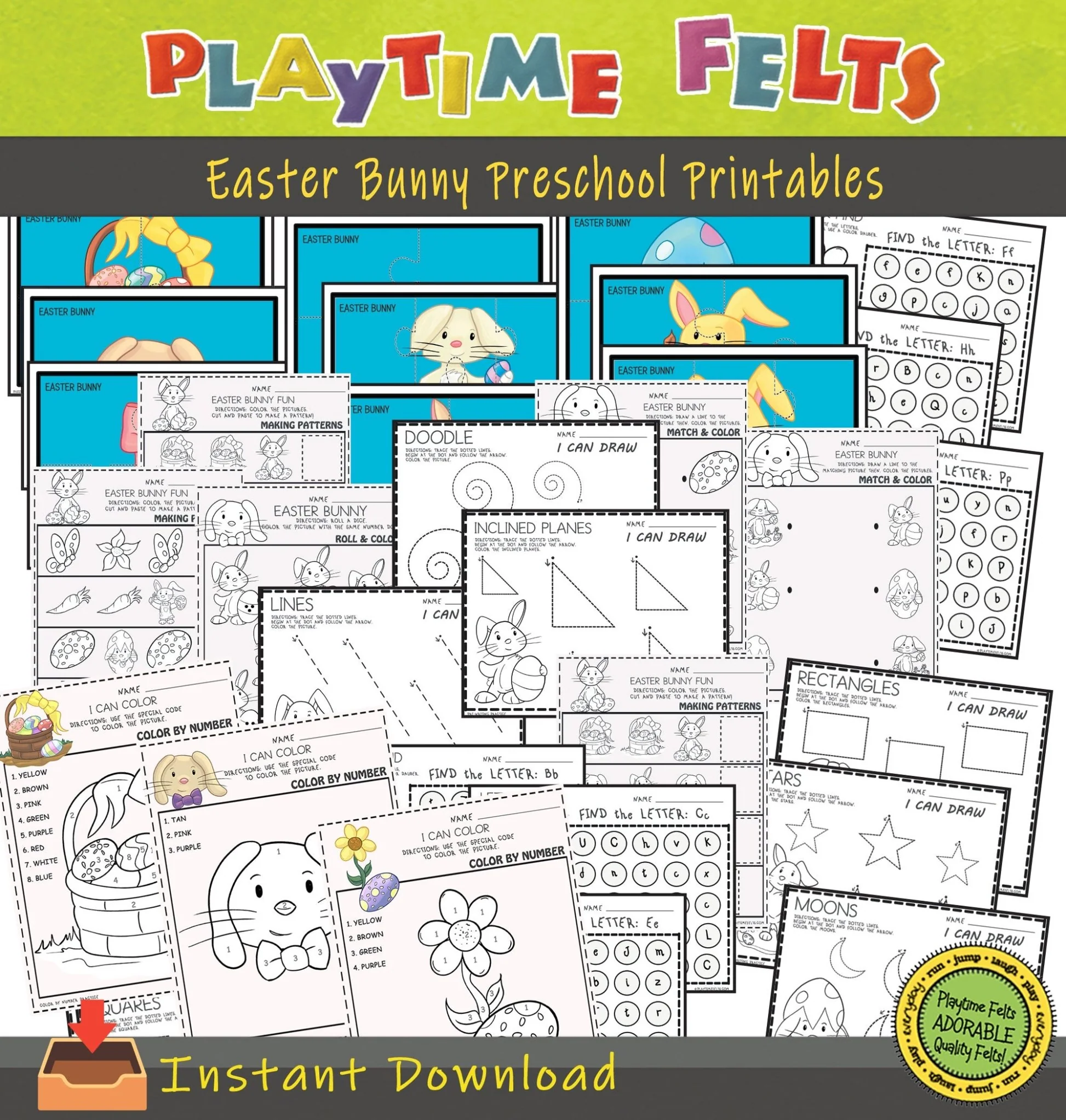 Easter Preschool Worksheets Easter Preschool Worksheets