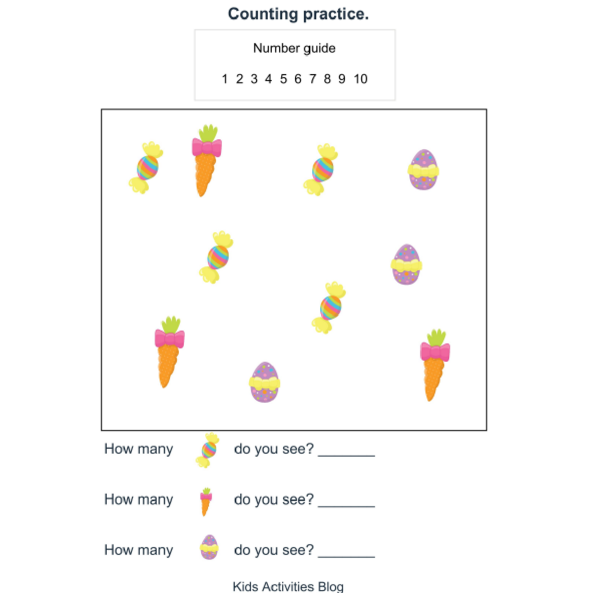 Easter Printable Preschool Worksheet Pack