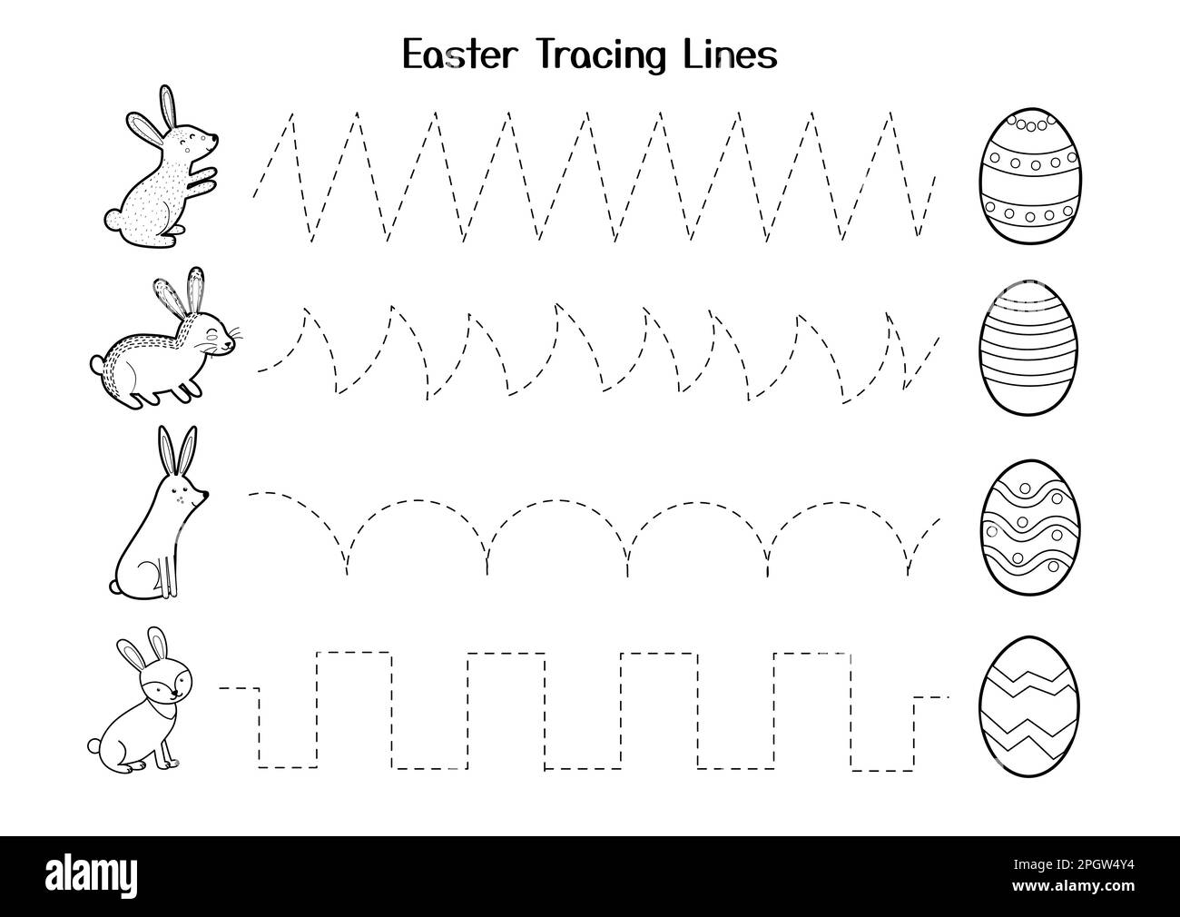 easter handwriting worksheets