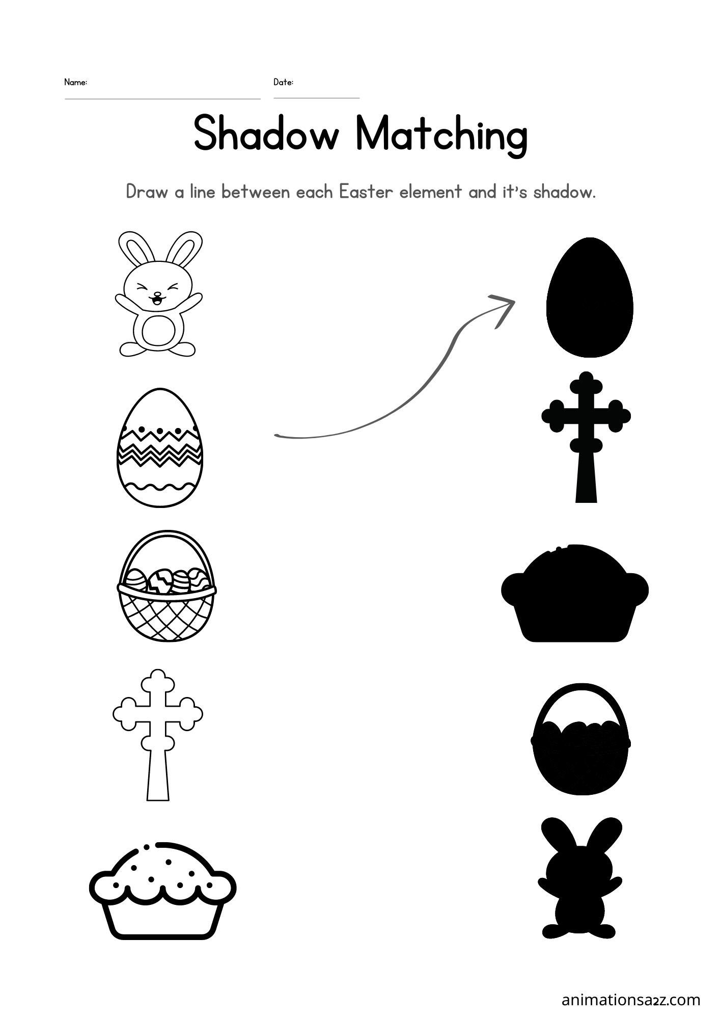 symbols of easter worksheets