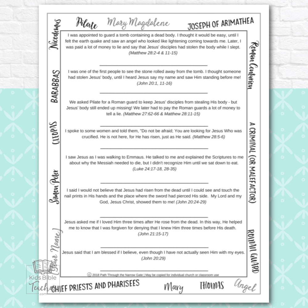 christian easter worksheets for kids christian easter worksheets for kids