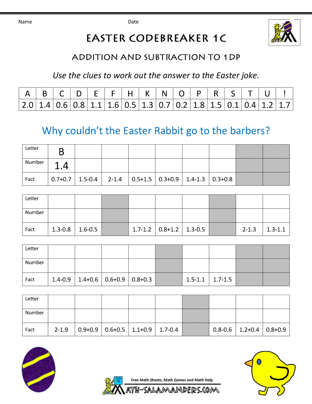 easter multiplication worksheets easter multiplication worksheets