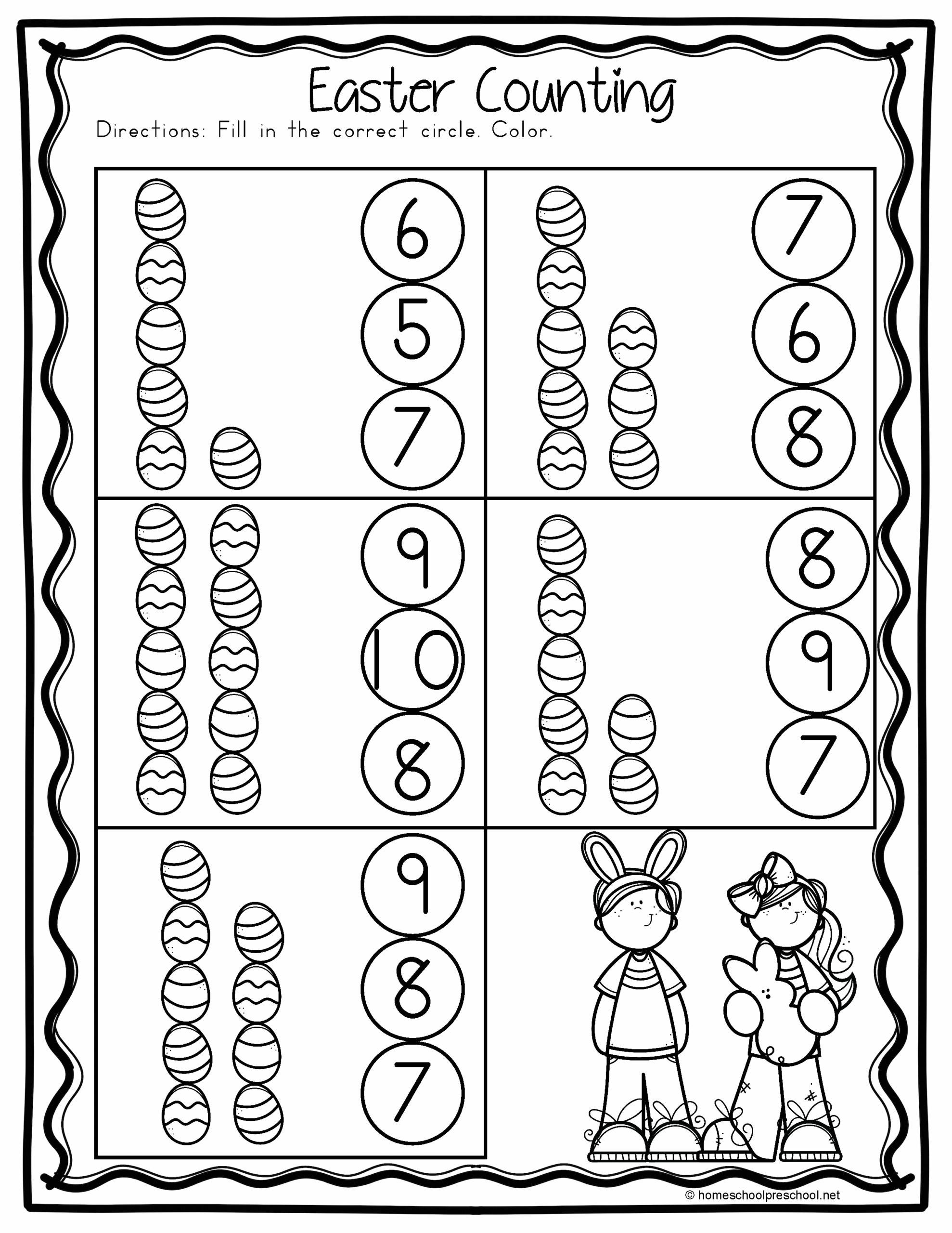 Easter Worksheets For Preschool Easter Worksheets For Preschool