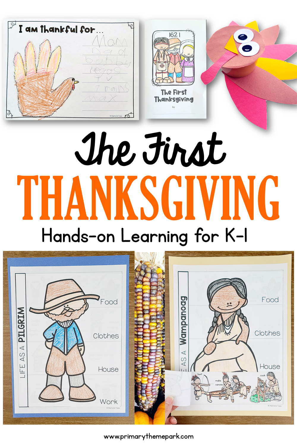 First Thanksgiving Unit For Kindergarten And First Grade