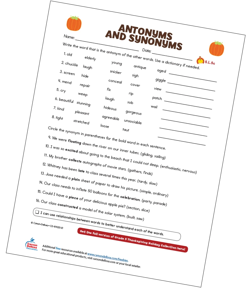 Fr00189 Antonyms And Synonyms Free Printable Fr00189 Fr00189 Antonyms And Synonyms Free Printable Fr00189