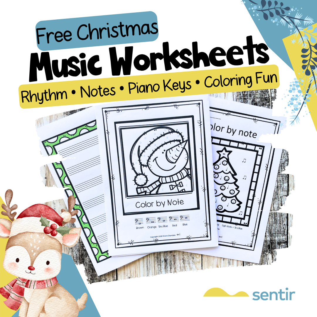 Free A Christmas Musical Gift Music Worksheet Free A Christmas Musical Gift Music Worksheet