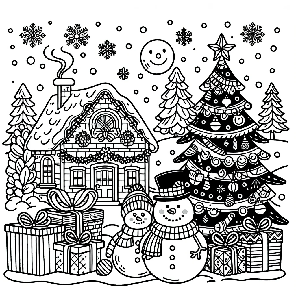 Free Christmas Coloring Pages Free Christmas Coloring Pages