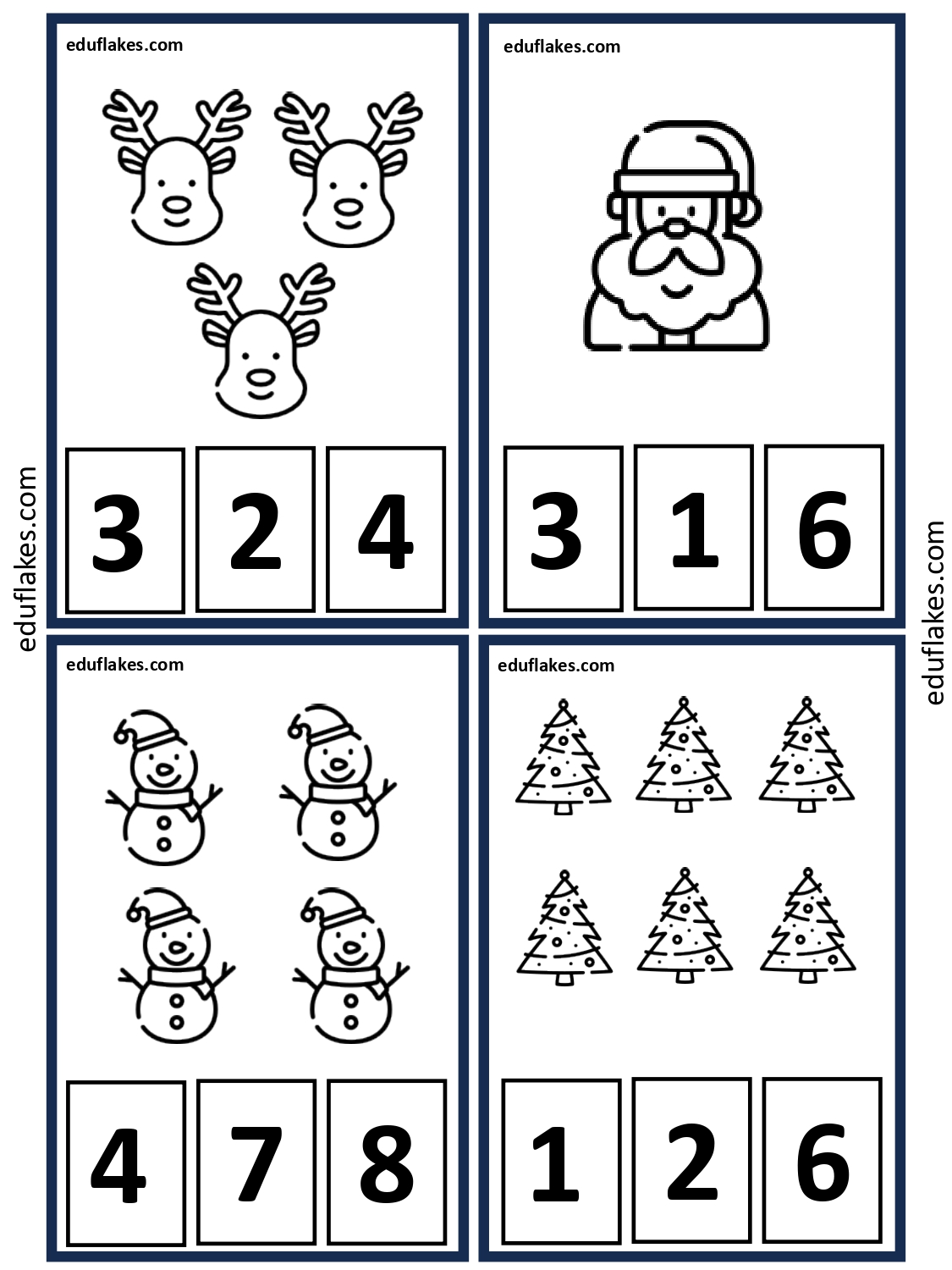 Free Christmas Math Worksheets For Kindergarten Free Christmas Math Worksheets For Kindergarten