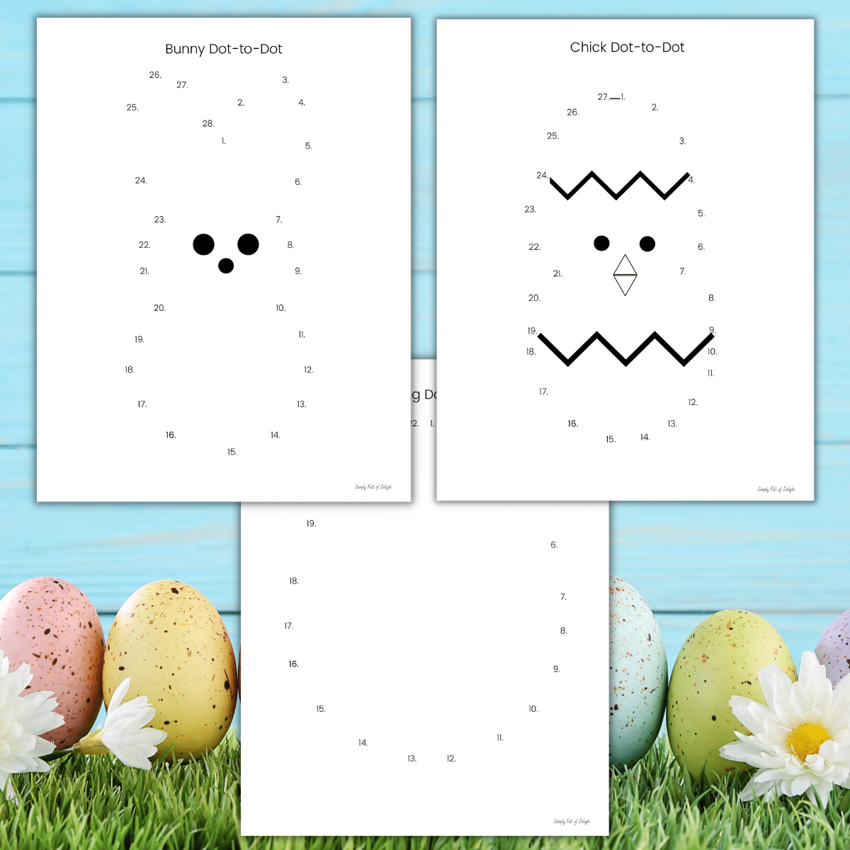 Free Easter Dot To Dot Printables Free Easter Dot To Dot Printables