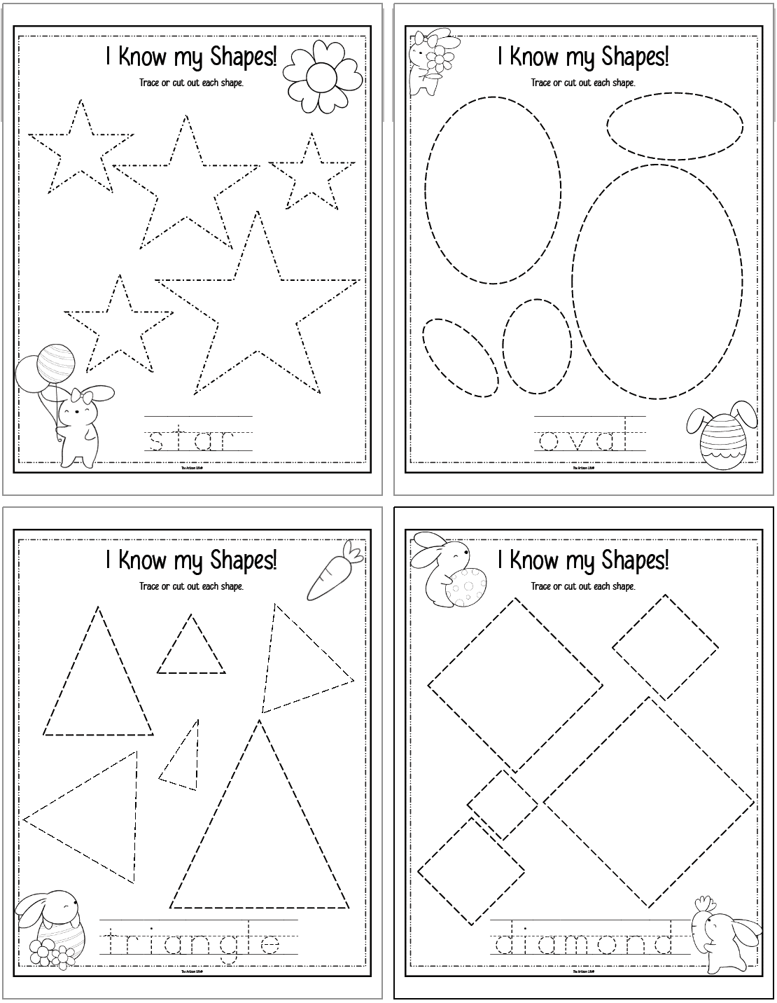 easter tracing worksheets easter tracing worksheets