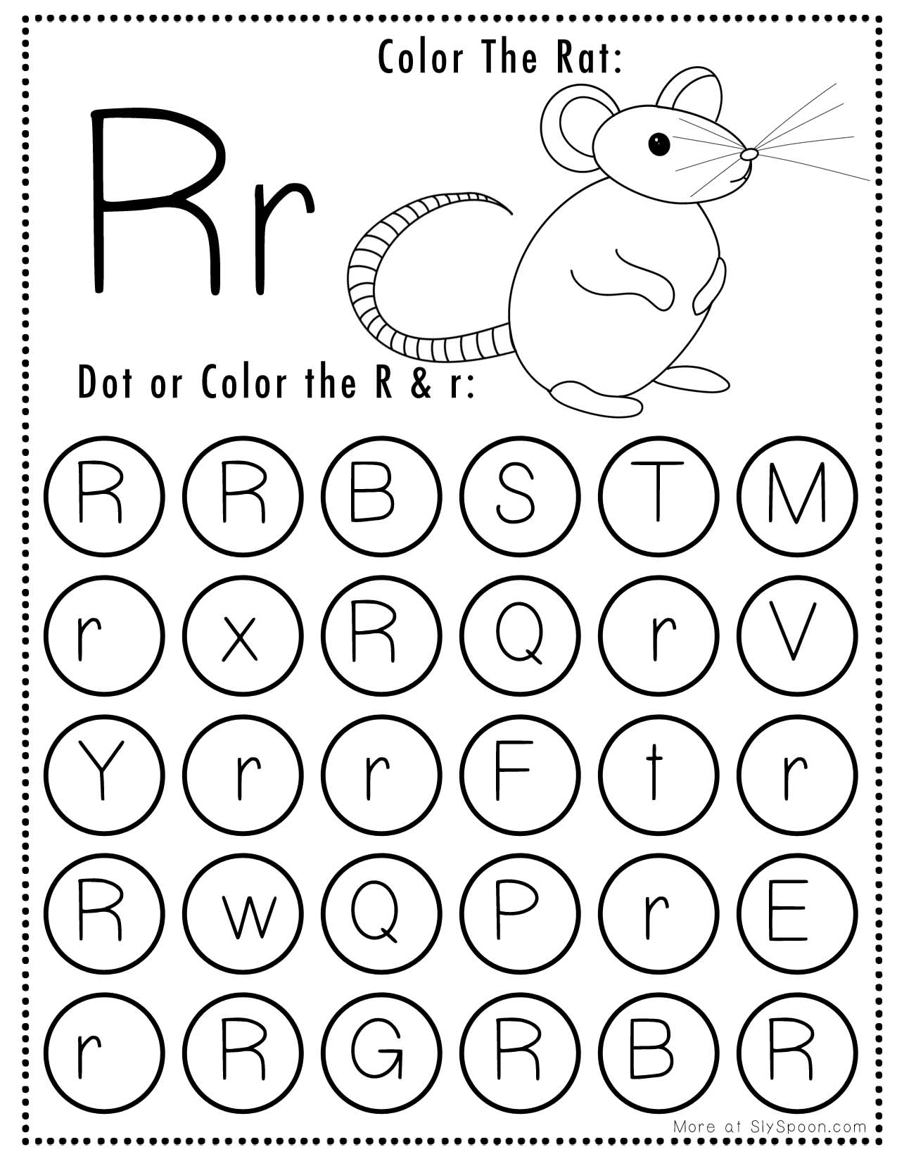 Free Printable Letter R Worksheets Free Printable Letter R Worksheets