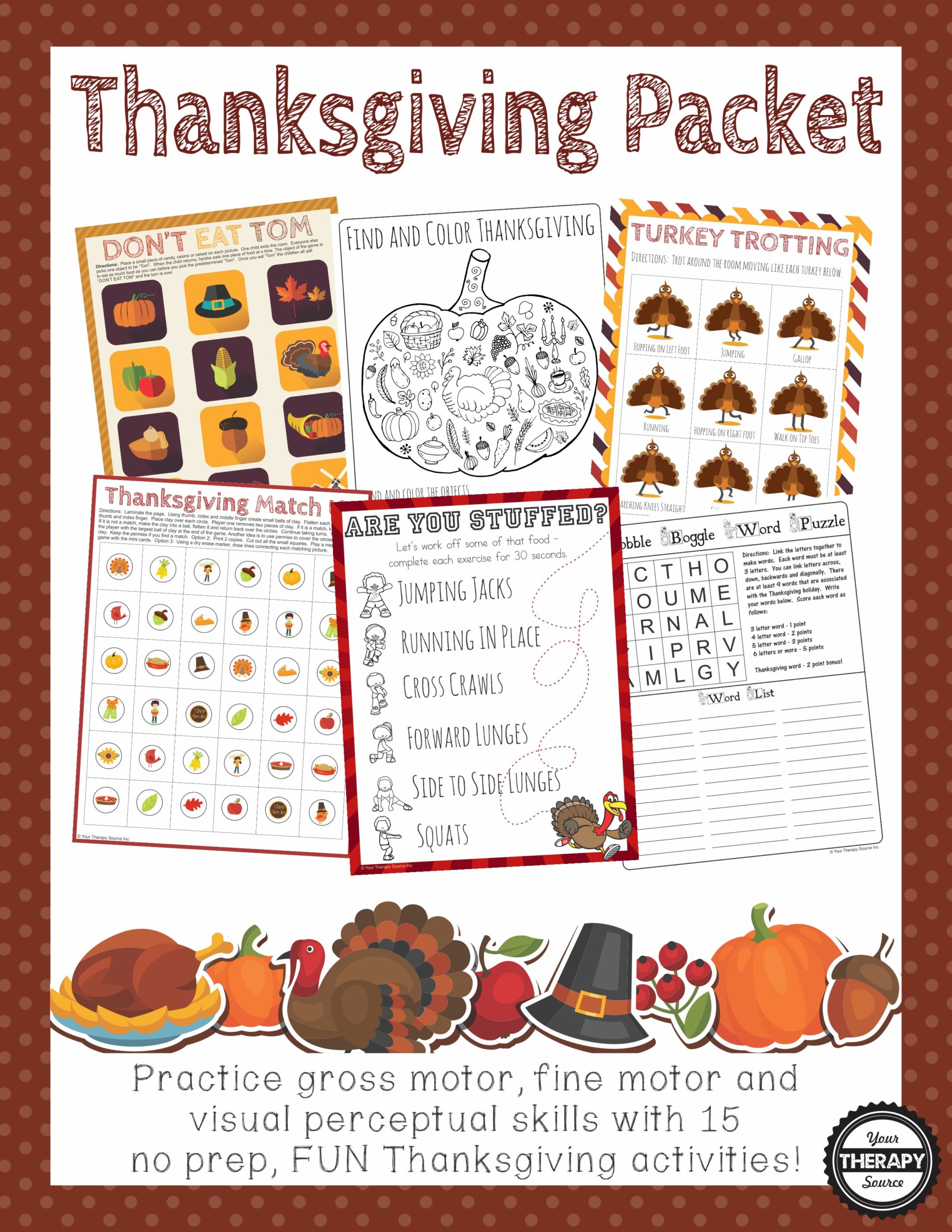 Free Thanksgiving Worksheets Free Thanksgiving Worksheets