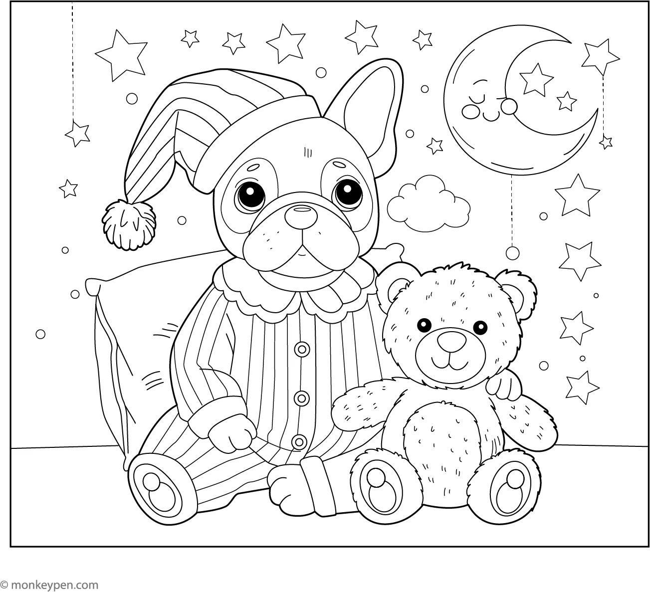 French Bulldog In Pajamas French Bulldog In Pajamas