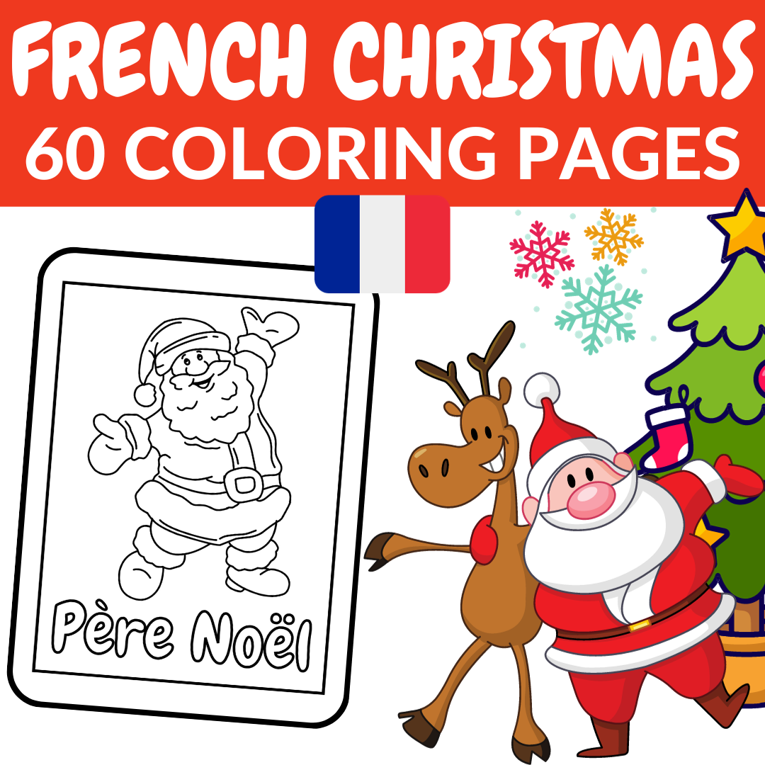 French Christmas Coloring Pages French Christmas Coloring Pages