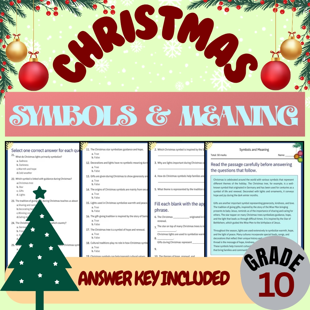 meaning of christmas worksheets meaning of christmas worksheets