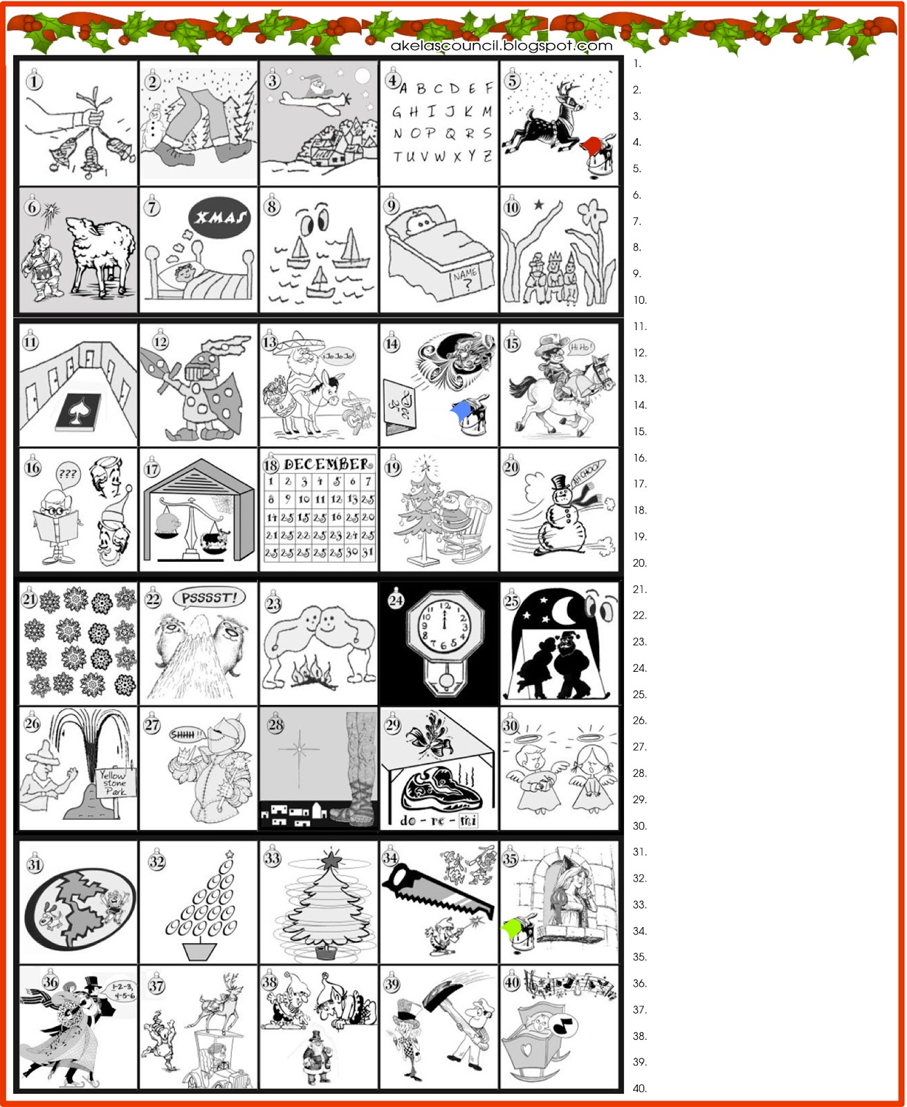 Guess Christmas Songs Carols Puzzle For Guess Christmas Songs Carols Puzzle For