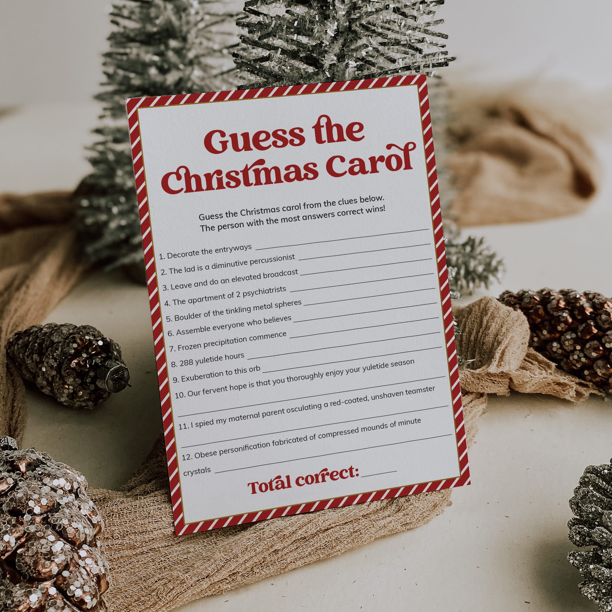 Guess The Christmas Carol Worksheet And Answers Digital Download Guess The Christmas Carol Worksheet And Answers Digital Download