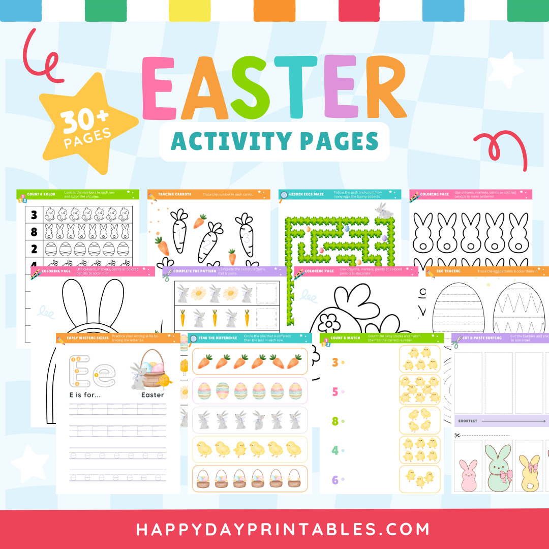 Happy Easter Activity Pack Happy Easter Activity Pack