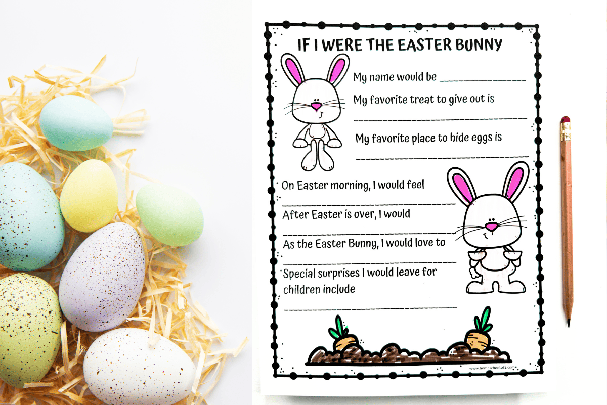 If I Were The Easter Bunny Writing