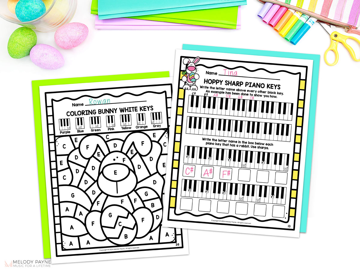 Implement Easter Music Worksheets This Spring