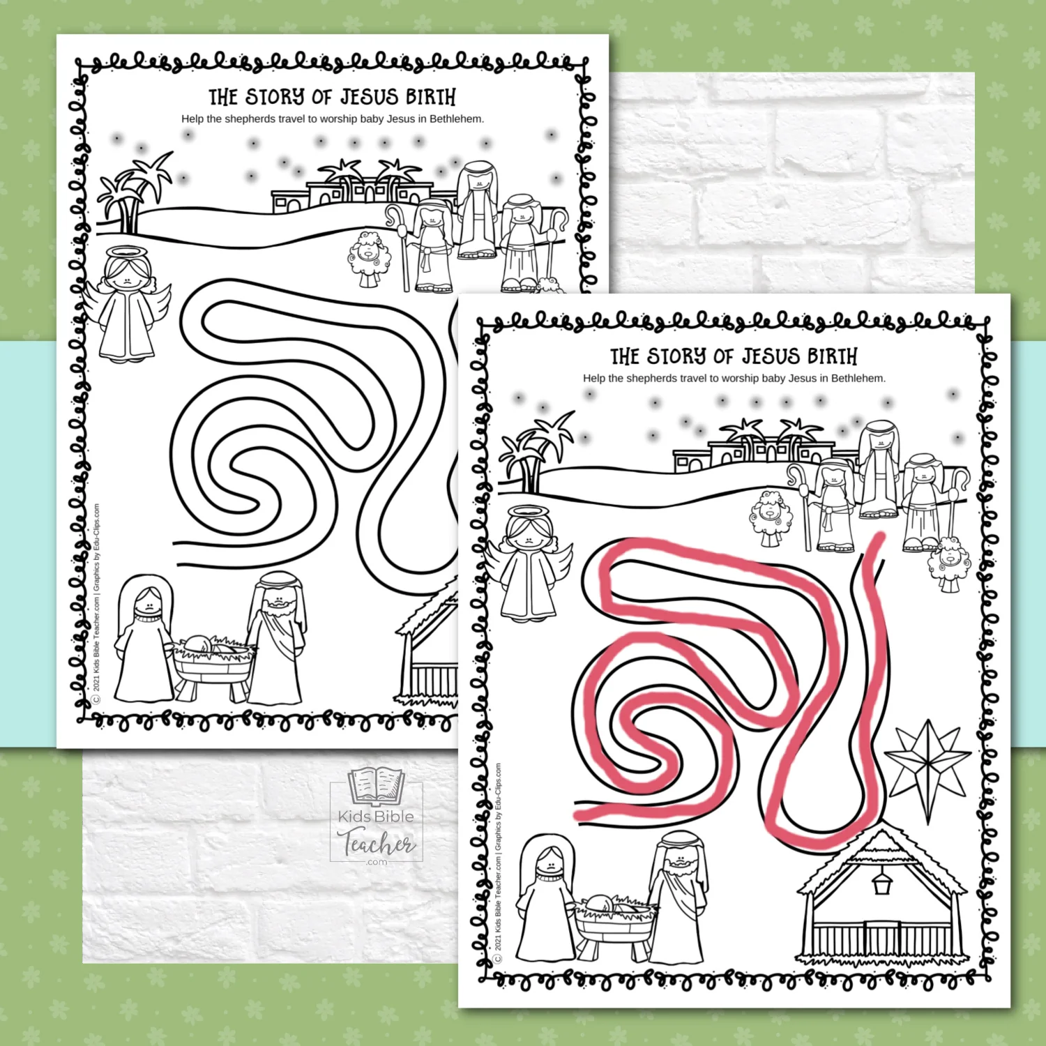 Jesus Birth Christmas Activity Pages Jesus Birth Christmas Activity Pages