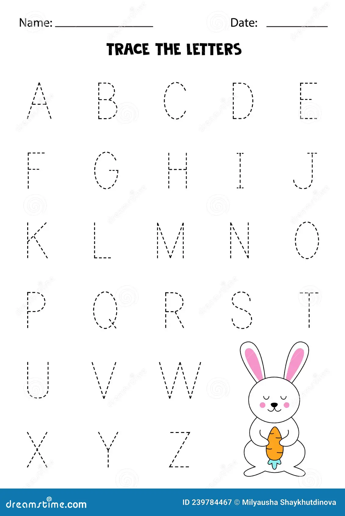 Learning Alphabet Tracing Letters Cute Easter Bunny Trace Uppercase Letters Alphabet Worksheet Cute Easter Rabbit Image239784467 Learning Alphabet Tracing Letters Cute Easter Bunny Trace Uppercase Letters Alphabet Worksheet Cute Easter Rabbit Image239784467