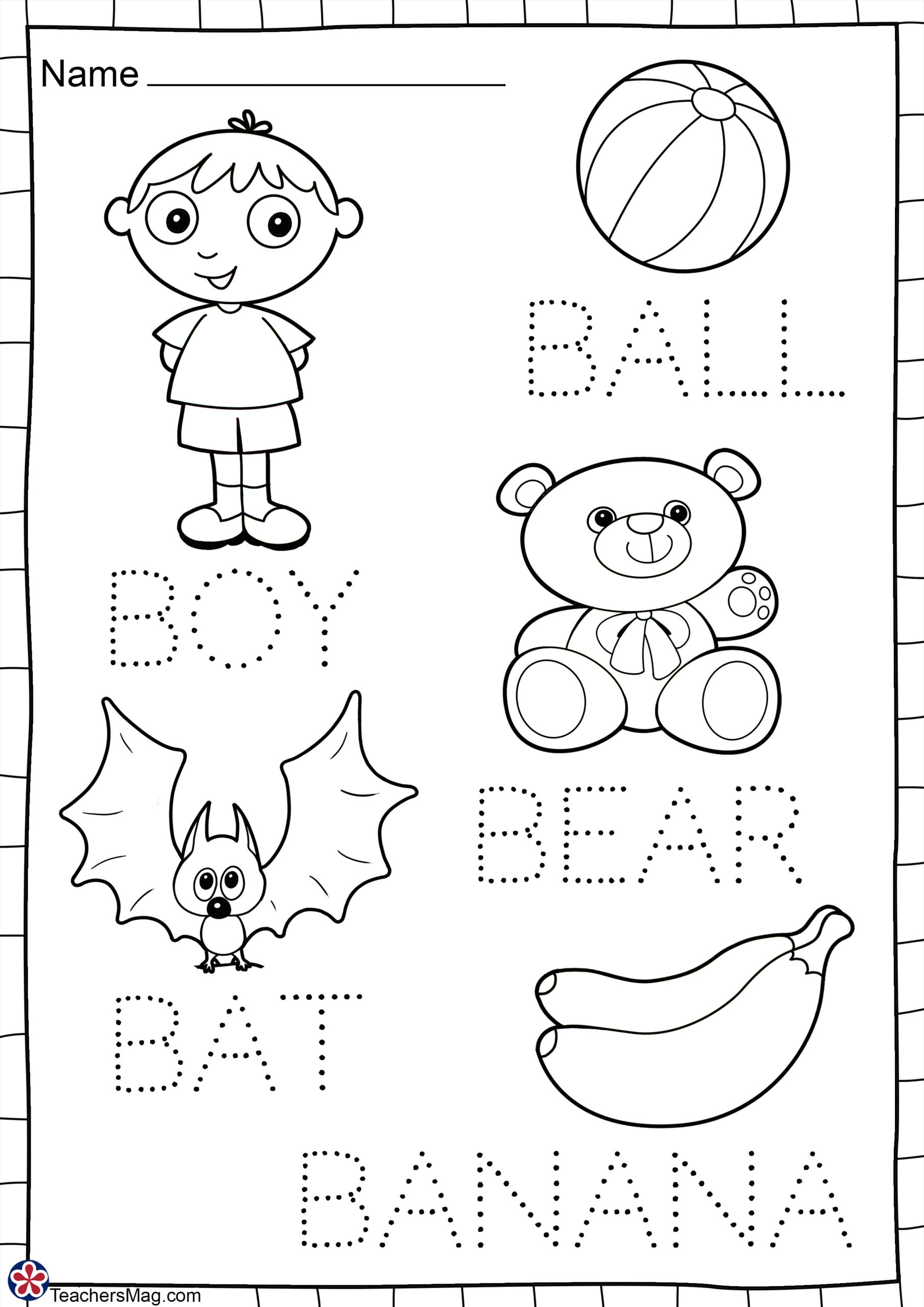 Letter B Free Worksheets Letter B Free Worksheets