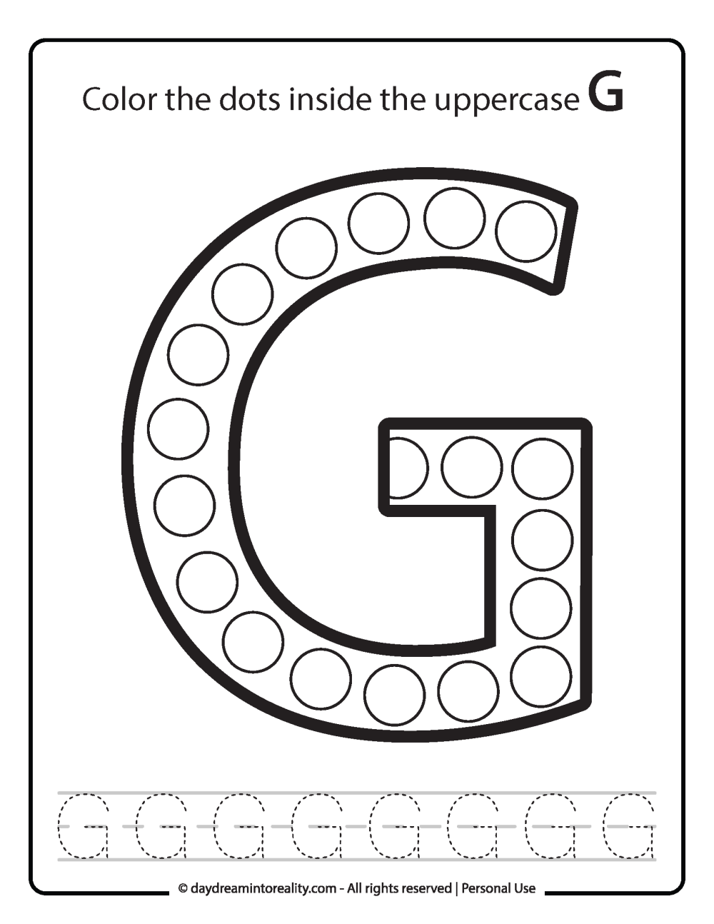 Letter G Worksheets Letter G Worksheets