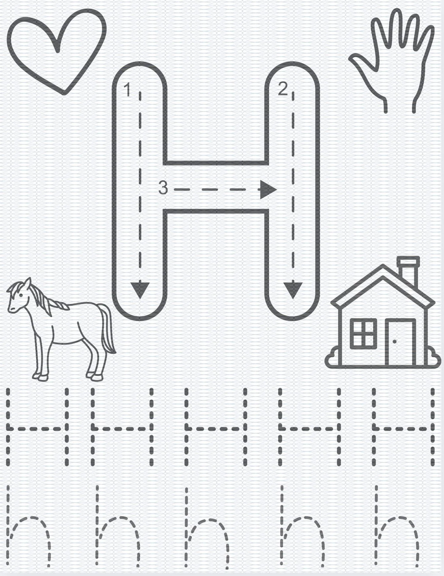 letter h worksheets letter h worksheets