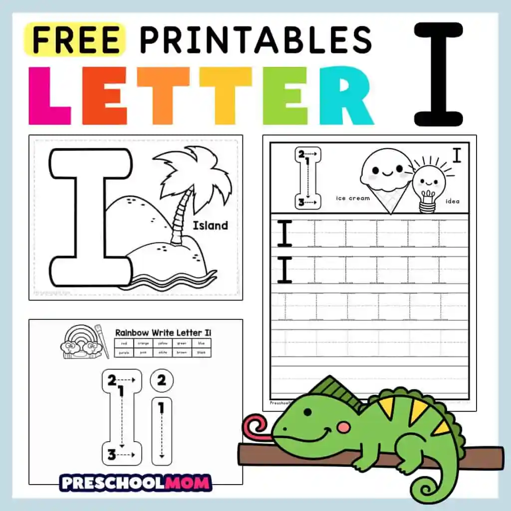 Letter I Preschool Printables Letter I Preschool Printables