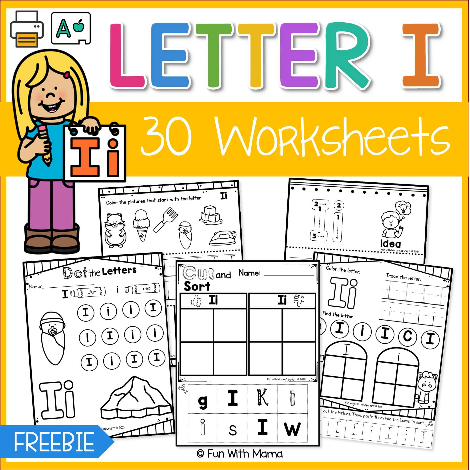 letter i worksheets letter i worksheets