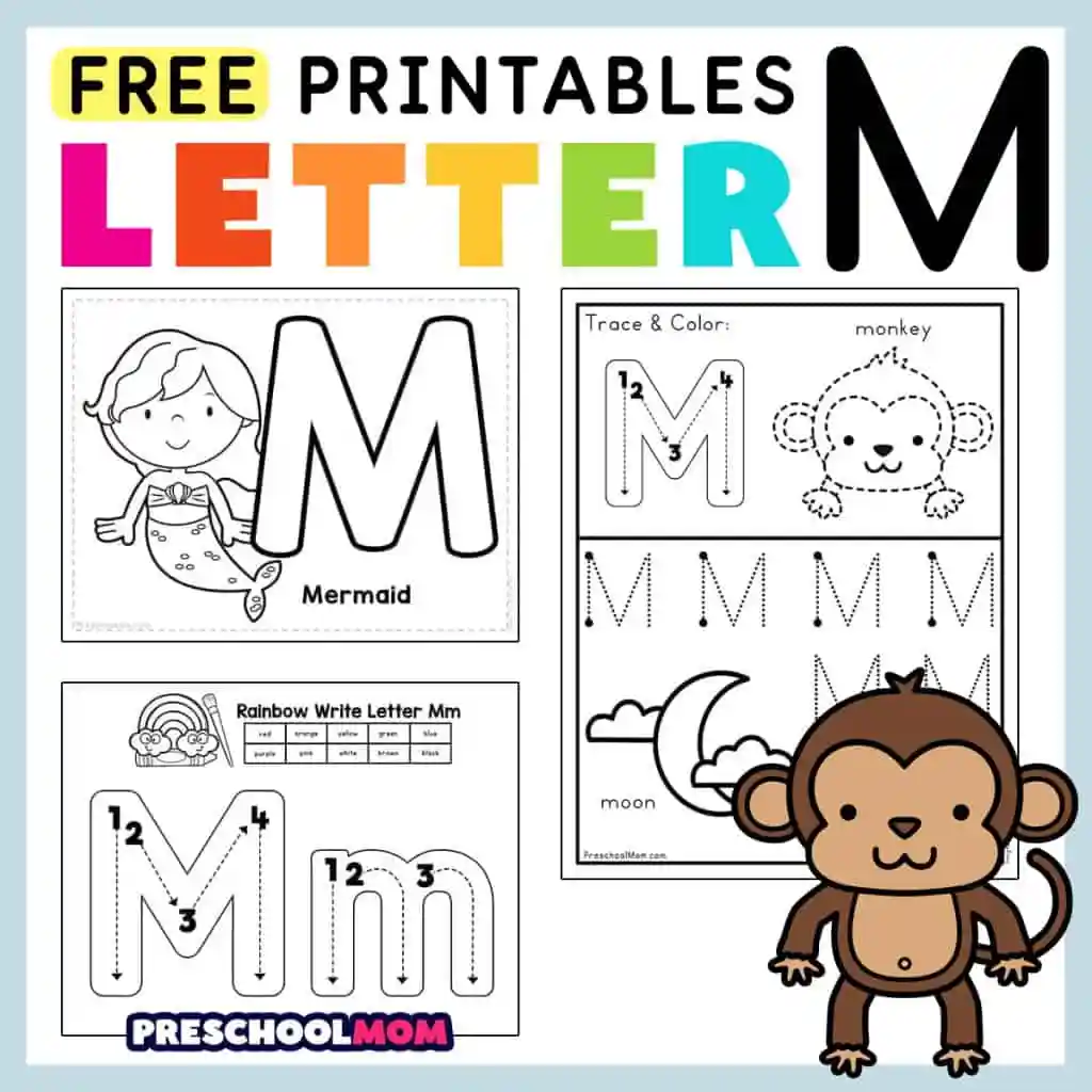 Letter M Preschool Printables