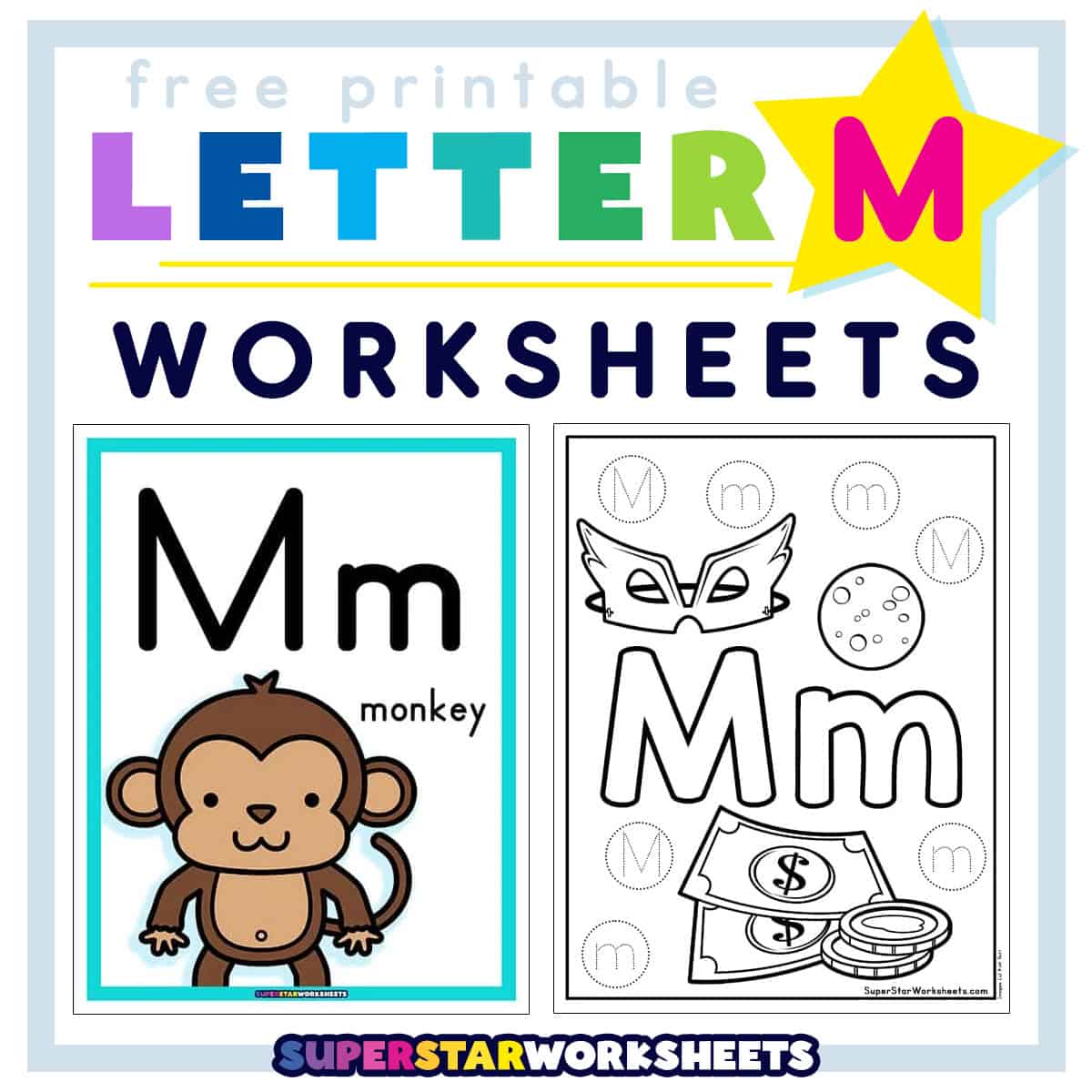 Letter M Worksheets