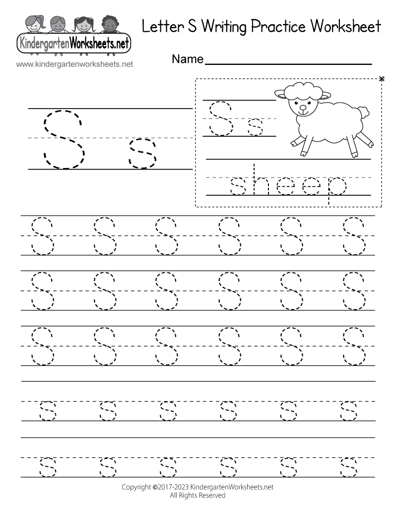 letter s worksheets