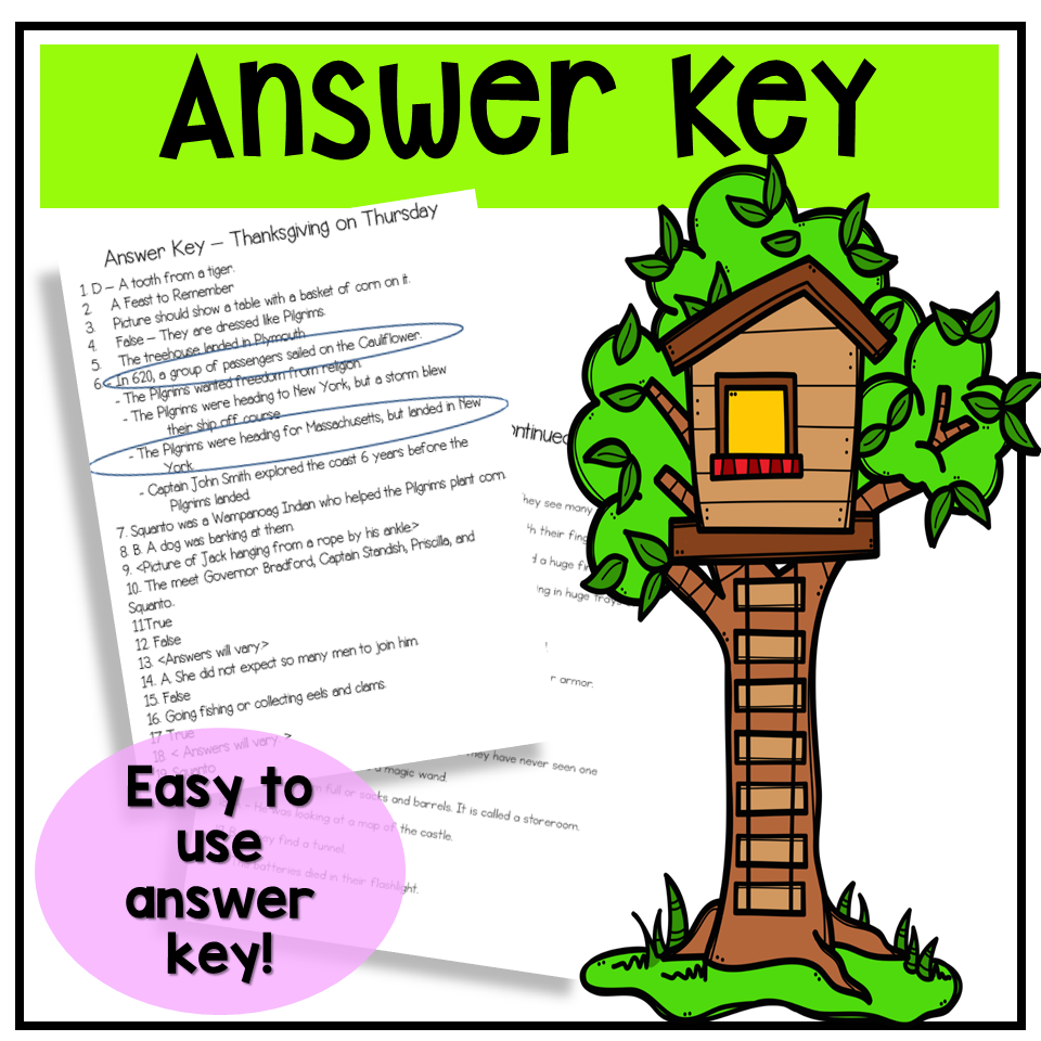 Magic Tree House Reading Comprehension Study Guide Thanksgiving On Thursday Magic Tree House Reading Comprehension Study Guide Thanksgiving On Thursday