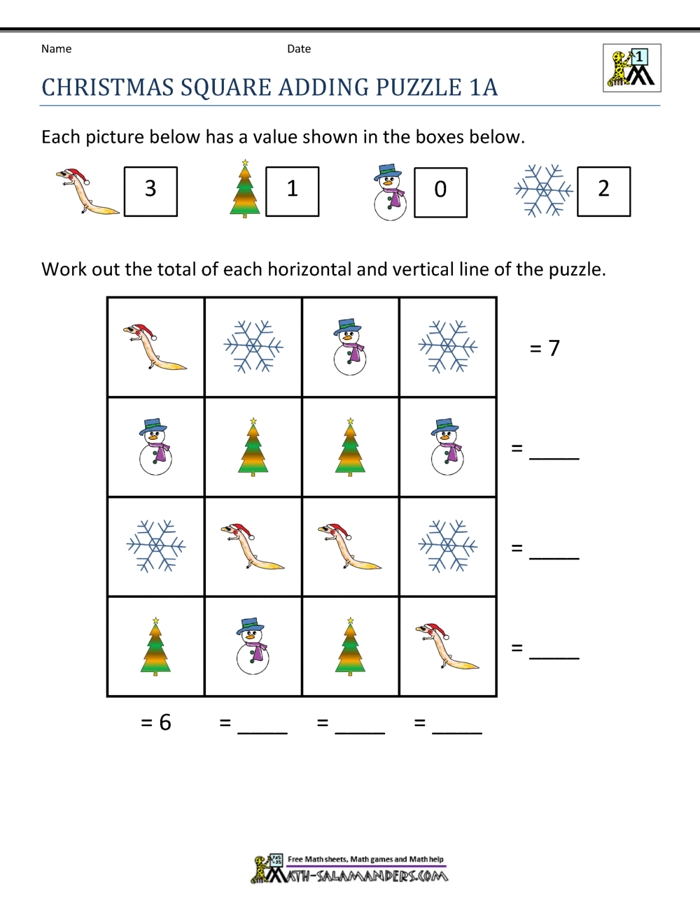 Math Christmas Worksheets First Grade Math Christmas Worksheets First Grade