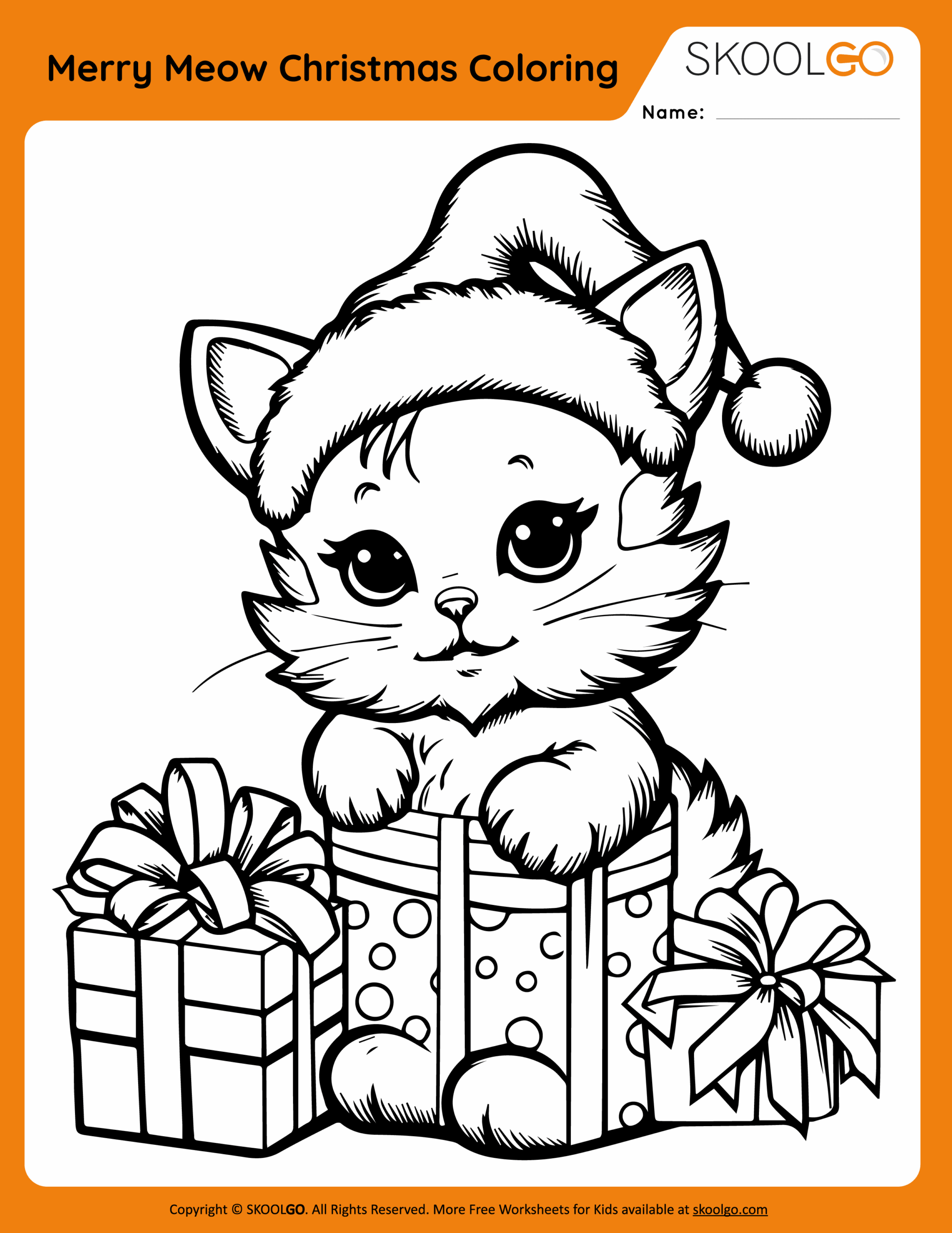 christmas coloring worksheets for 1st graders