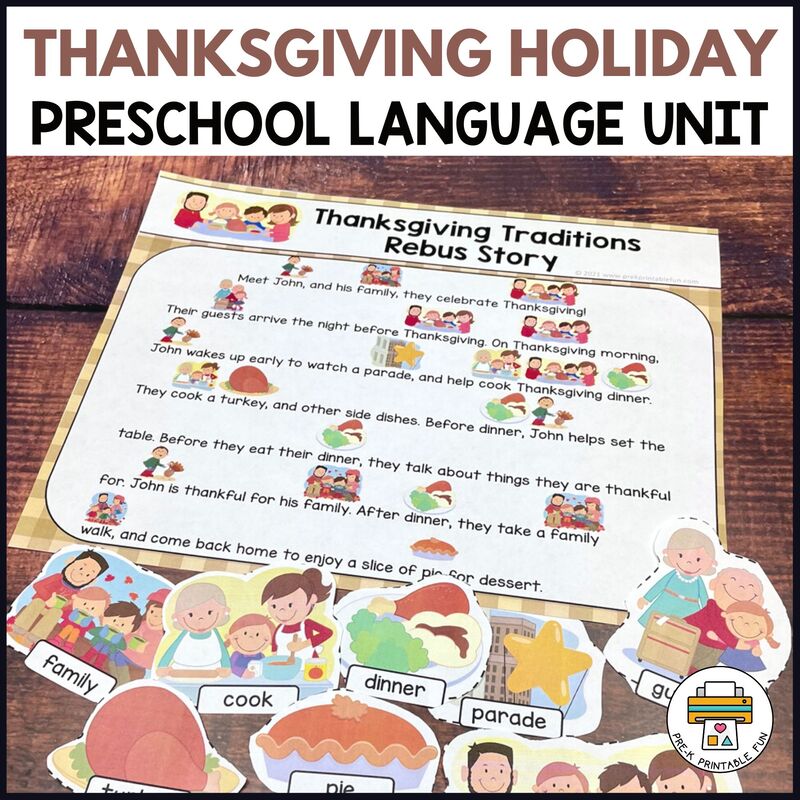 My Thanksgiving Re Tell The Story Activity My Thanksgiving Re Tell The Story Activity