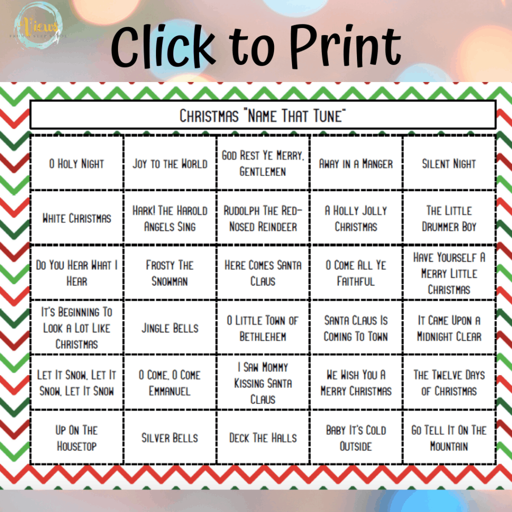 Name That Tune Christmas Carol Game Name That Tune Christmas Carol Game