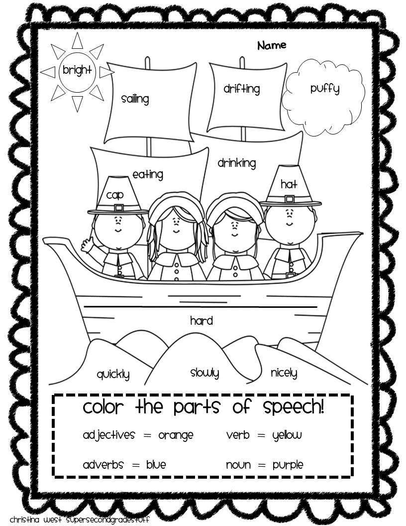 Parts Of Speech November Style