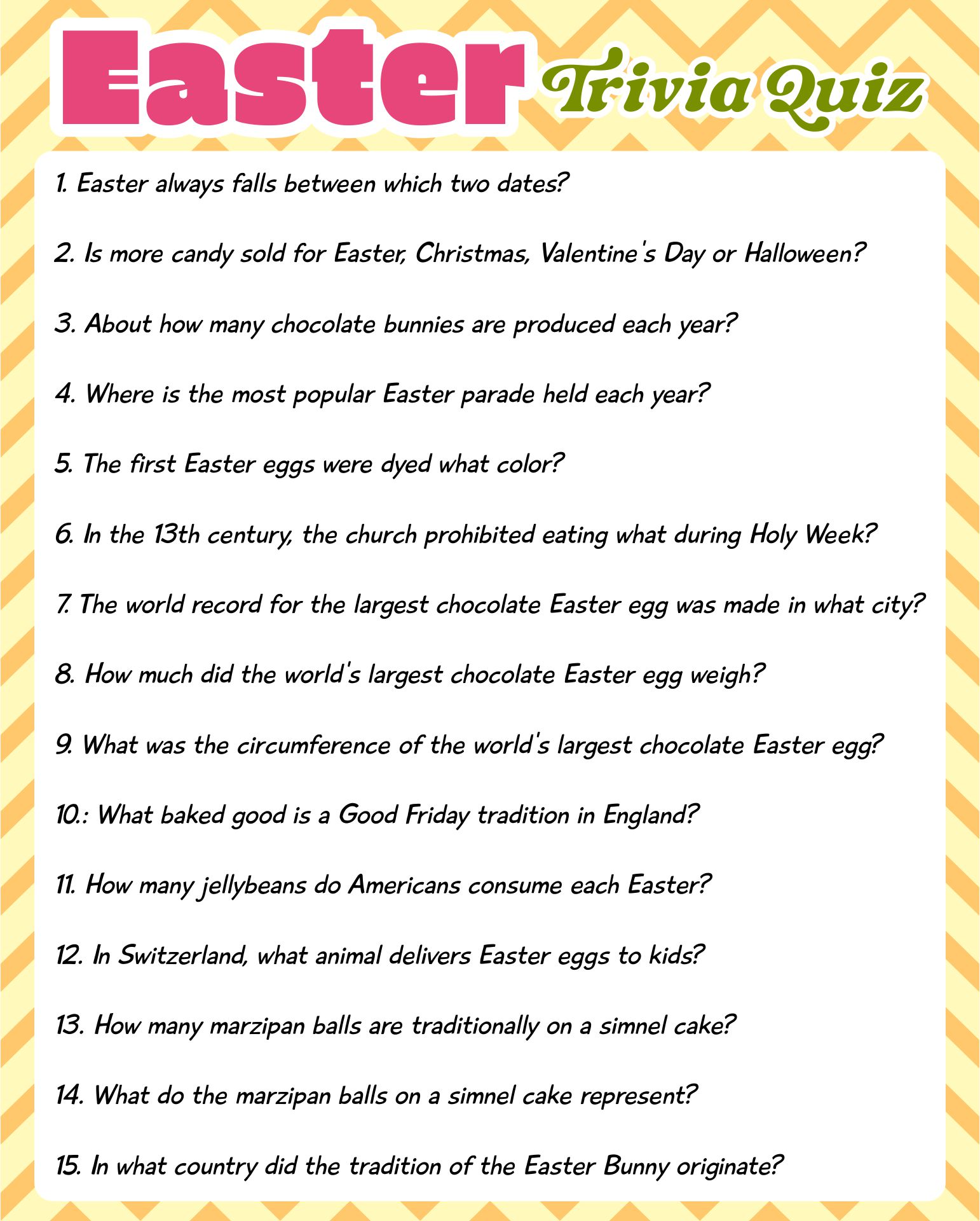 Post Adult Easter Activities Printable 165290