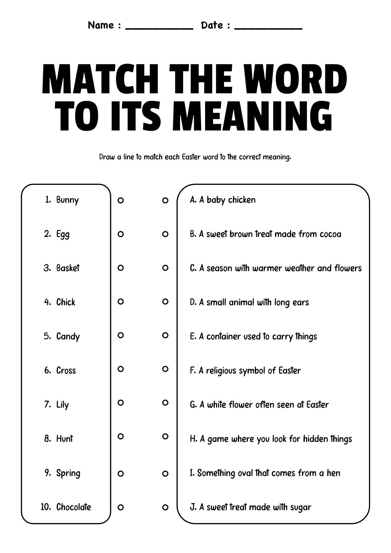 Post English Easter Worksheet 695818