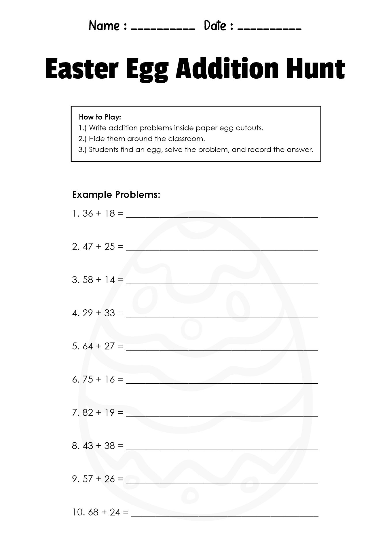2nd grade easter worksheets 2nd grade easter worksheets