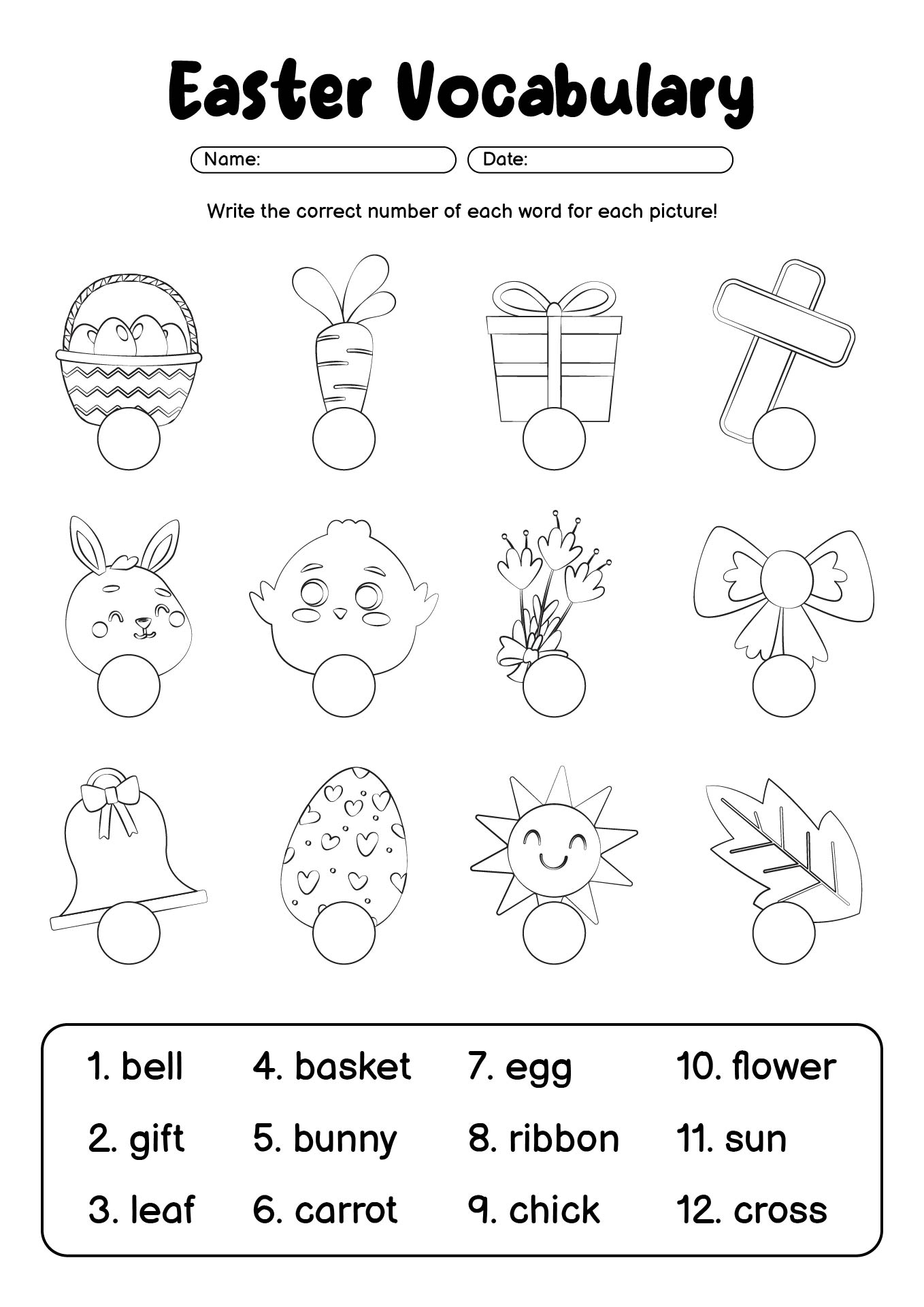 Post Fun Easter Worksheets 310178