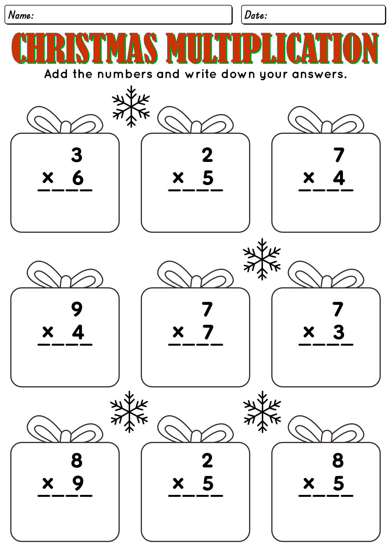 Post Printable Christmas Math Worksheets 695740