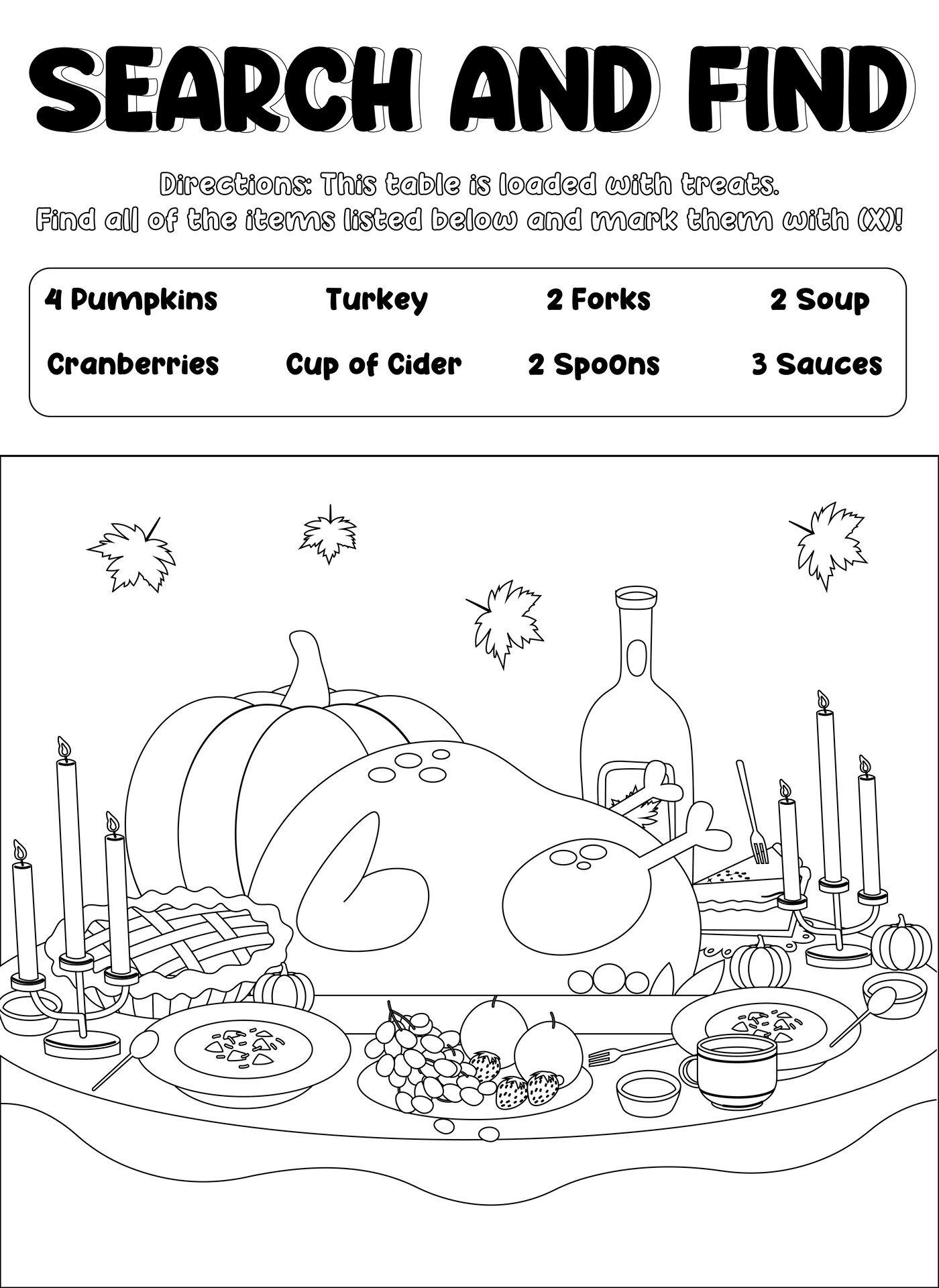 Post Printable Thanksgiving Hidden Picture Games 256707