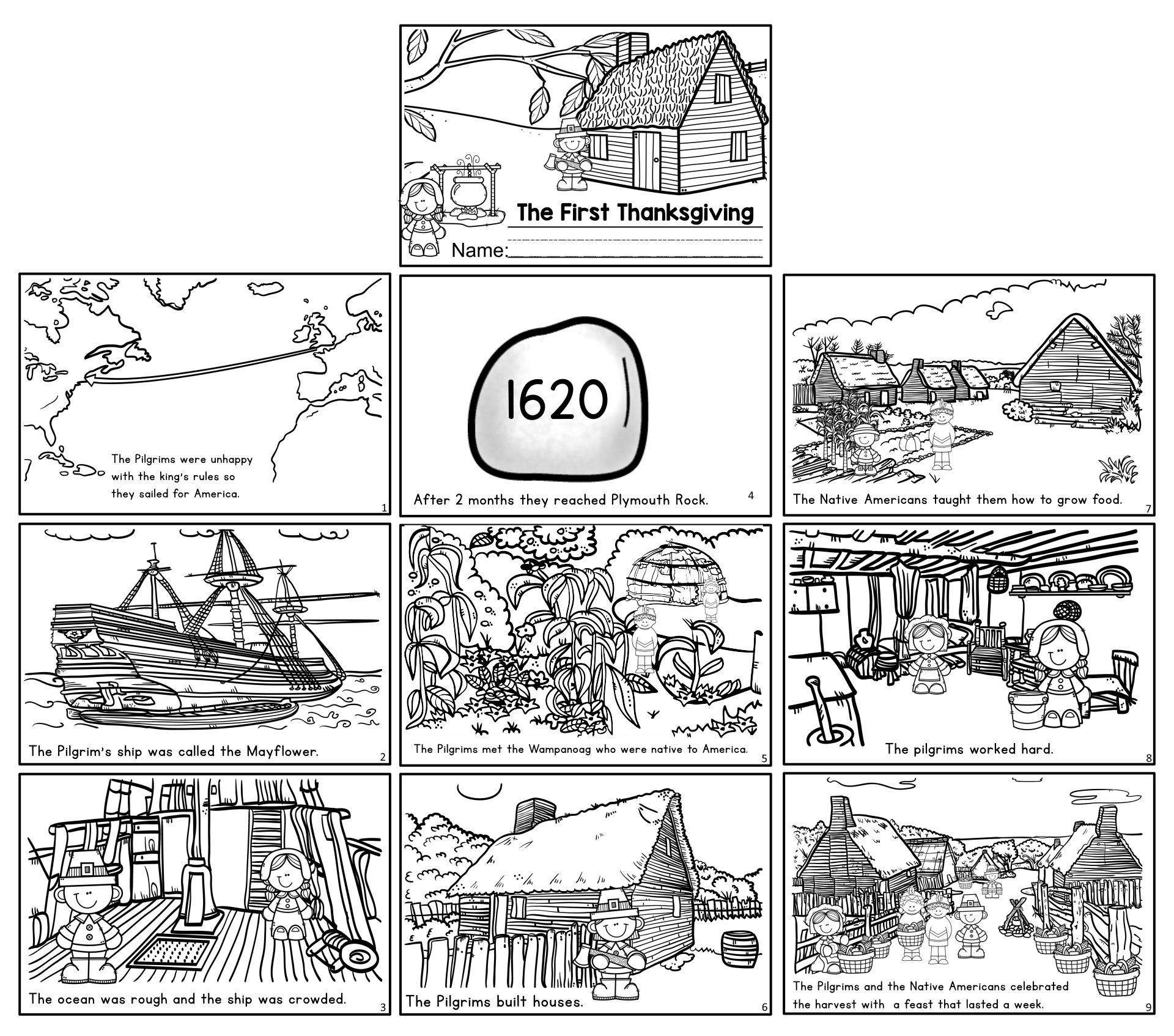 Post Thanksgiving Story Printable 225553 Post Thanksgiving Story Printable 225553
