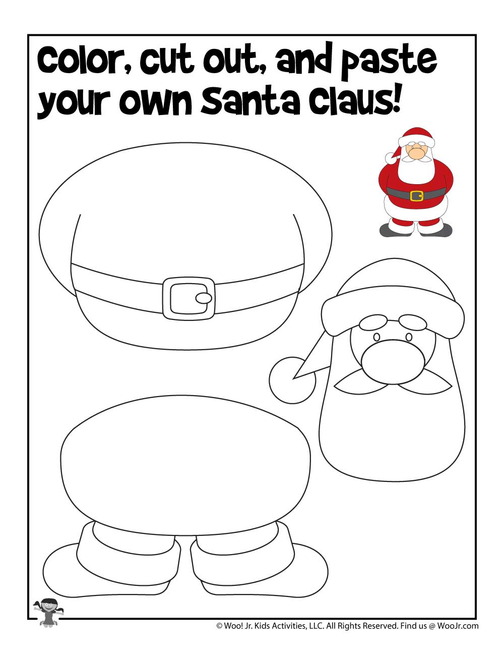 Preschool Christmas Cut Paste Worksheets Preschool Christmas Cut Paste Worksheets
