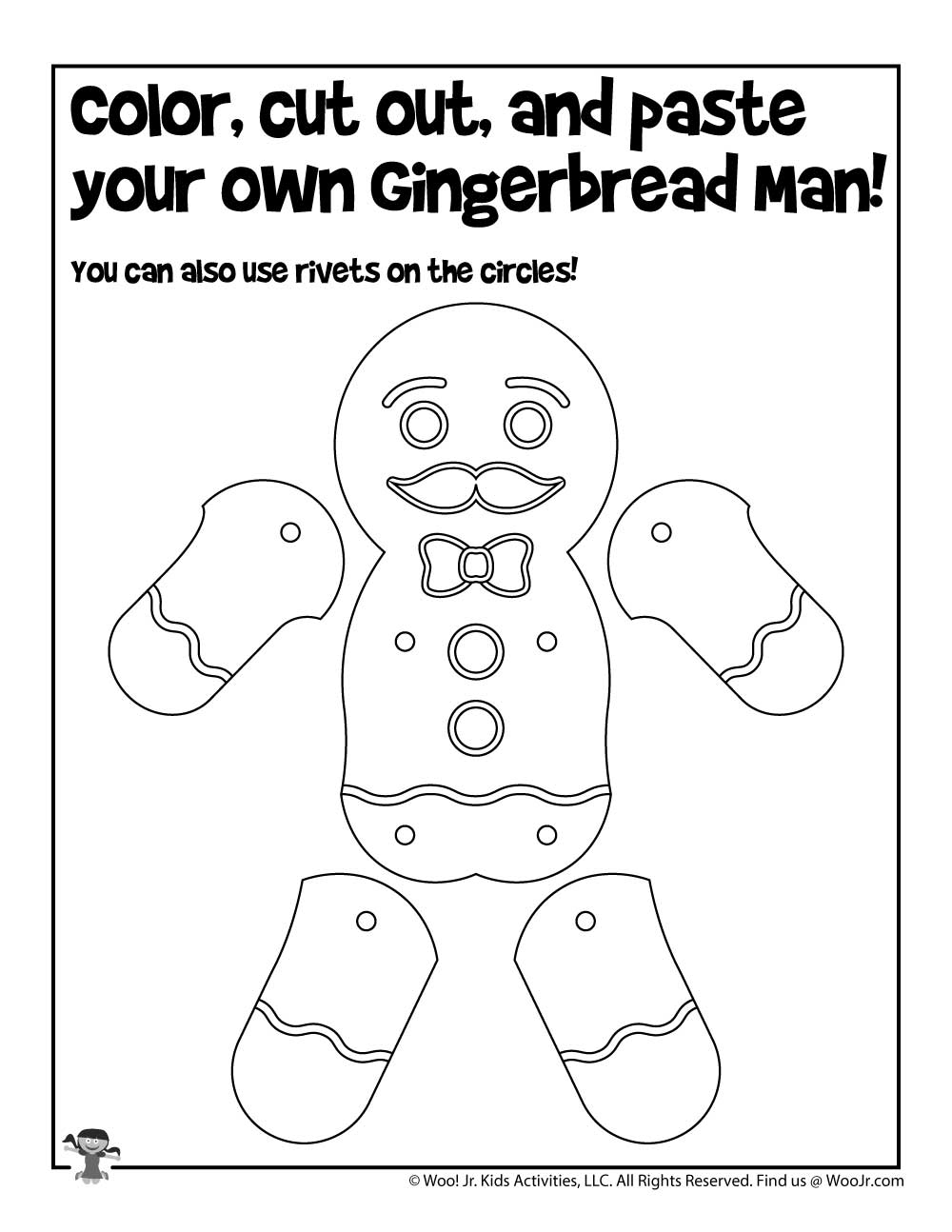 Preschool Christmas Cut Paste Worksheets